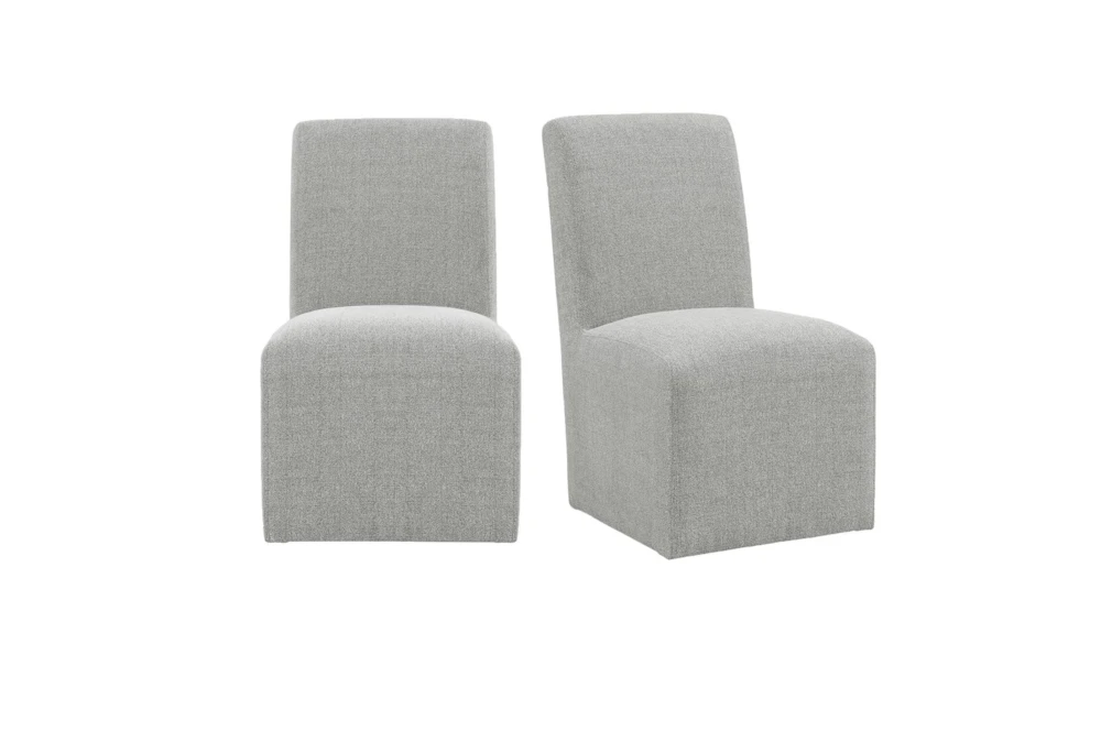 Sade Grey Upholstered Dining Side Chair Set Of 2