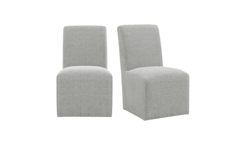 Sade Grey Upholstered Dining Side Chair Set Of 2 - 360