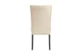 Loretta Upholstered Linen High Back Dining Side Chair Set Of 2  - Detail