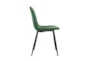 Liza Emerald Velvet Dining Side Chair Set Of 2 - Detail