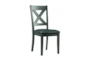 Alex Grey Faux Leather X-Back Dining Side Chair Set Of 2  - Detail
