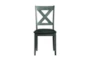 Alex Grey Faux Leather X-Back Dining Side Chair Set Of 2  - Detail