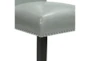 Gian Light Grey Faux Leather Dining Side Chair Set Of 2  - Detail