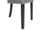 Gian Light Grey Faux Leather Dining Side Chair Set Of 2  - Detail