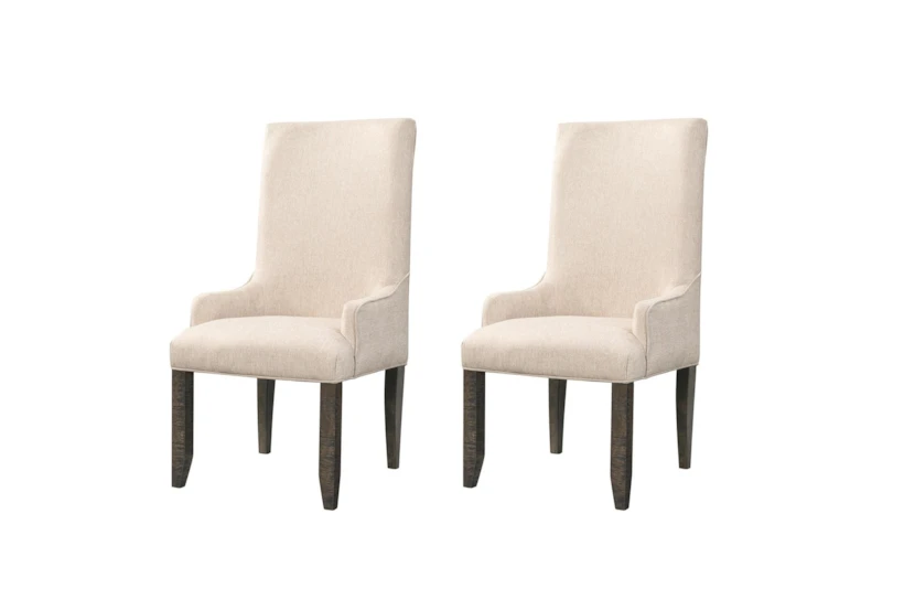 Mumford Upholstered Parsons High Back Arm Chair Set Of 2 - 360
