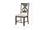 Mumford Walnut Swirl Back Dining Side Chair Set Of 2 - Detail