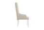 Mumford Upholstered White Parsons High Back Arm Chair Set Of 2 - Detail