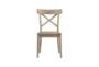 Creston Natural X-Back Wooden Dining Side Chair Set Of 2  - Detail
