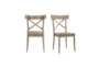 Creston Natural X-Back Wooden Dining Side Chair Set Of 2  - Signature