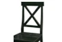 Braxton Black X-Back Dining Side Chair Set Of 2  - Detail