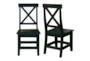 Braxton Black X-Back Dining Side Chair Set Of 2  - Signature