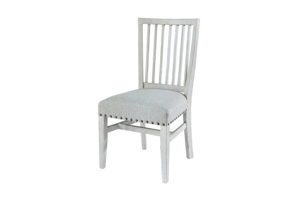 Rosters White Wing Slat Back Dining Side Chair Set Of 2