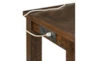 Drax Chestnut Kitchen Bar With Backless Stool + USB Set For 3 - Detail