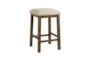 Drax Chestnut Kitchen Bar With Backless Stool + USB Set For 3 - Detail