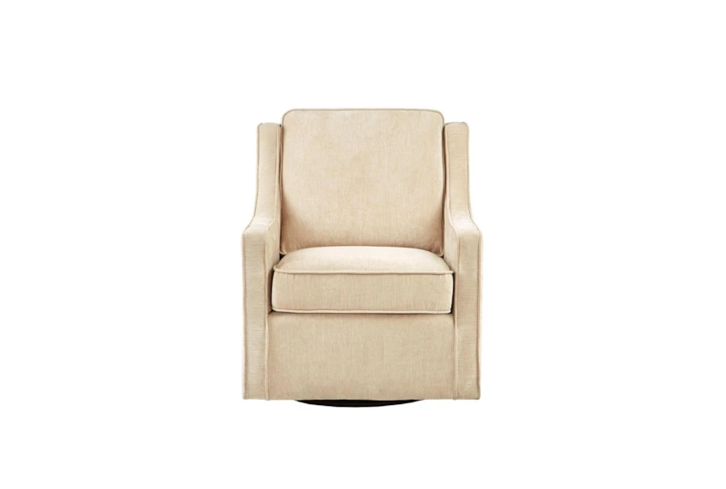 Harris Cream Swivel Chair - 360