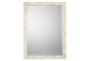 31X42 Natural White Mother Of Pearl Mosaic Rectangle Wall Mirror - Signature