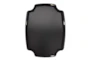 42X54 Charcoal Black Textured Resin Key Corner Rectangle Wall Mirror - Back