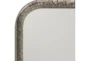 22X45 Silver Leaf Rounded Rectangle Wall Mirror - Detail
