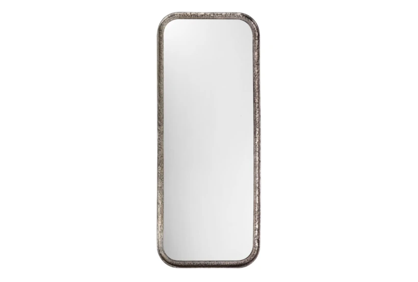22X45 Silver Leaf Rounded Rectangle Wall Mirror - 360
