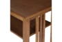36" Larsson Ash Brown Console Table - Detail