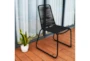Elias Black Rope Outdoor Dining Chair Set Of 2 - Room