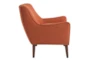 Oxford Burnt Orange Mid Century Accent Arm Chair - Detail