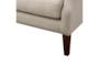 Maxwel Linen Tufted Wingback Arm Chair - Detail