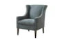 Addy Grey Wingback Arm Chair - Signature