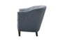 Fremont Slate Blue Barrel Arm Chair - Detail