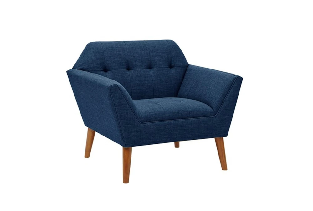 Newport Blue Lounge Arm Chair
