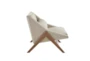 Boomerang Brown Accent Chair - Detail