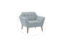 Newport Light Blue Lounge Arm Chair - Detail