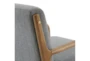 Novak Grey Accent Arm Chair - Detail