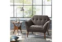 Newport Charcoal Lounge Arm Chair - Room