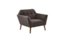 Newport Charcoal Lounge Arm Chair - Signature
