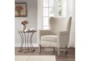 Colette Natural Accent Wingback Arm Chair - Room