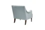 Qwen Dusty Blue Tufted Accent Arm Chair - Detail