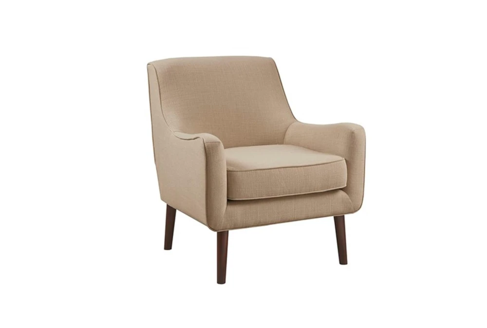 Oxford Sand Mid Century Accent Arm Chair