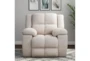 Buster Opal Taupe Manual Recliner - Room