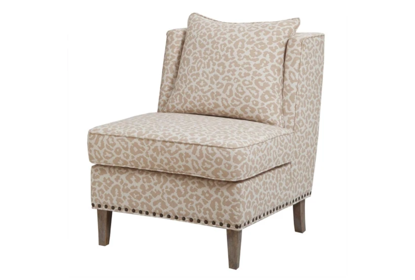 Dexter Leopard Print Armless Shelter Chair - 360