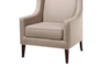 Barton Taupe Wingback Arm Chair - Detail