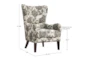 Arianna Floral Wingback Arm Chair - Detail