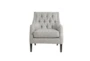 Qwen Grey Tufted Accent Arm Chair - Signature