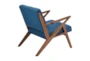 Rocket Blue Accent Lounge Arm Chair - Detail