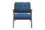 Rocket Blue Accent Lounge Arm Chair - Detail