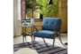 Rocket Blue Accent Lounge Arm Chair - Room