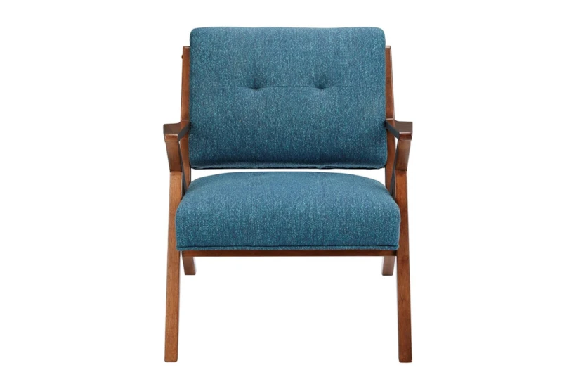 Rocket Blue Accent Lounge Arm Chair - 360