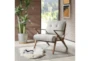 Rocket Light Grey Accent Lounge Arm Chair - Room