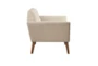Newport Beige Lounge Arm Chair - Detail
