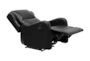 Brentwood Black Faux Leather Manual Recliner - Detail